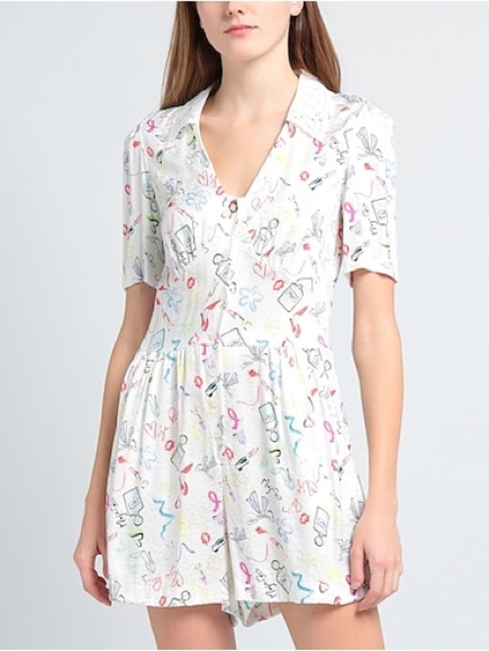 Maje Printed Romper